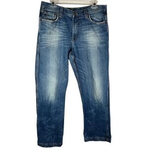 Vintage Mens 34x31 Lucky Brand Dungarees Jokesters Jeans Regular Fit U.S.A-1325